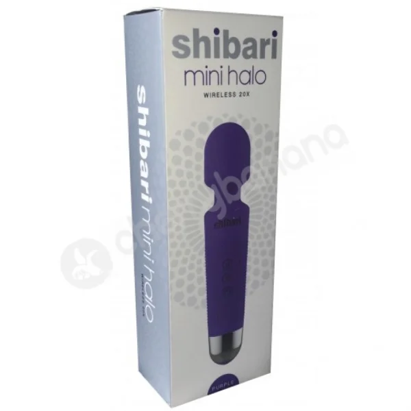 Shibari Mini Halo Purple Wireless 20 Speed Massage Wand