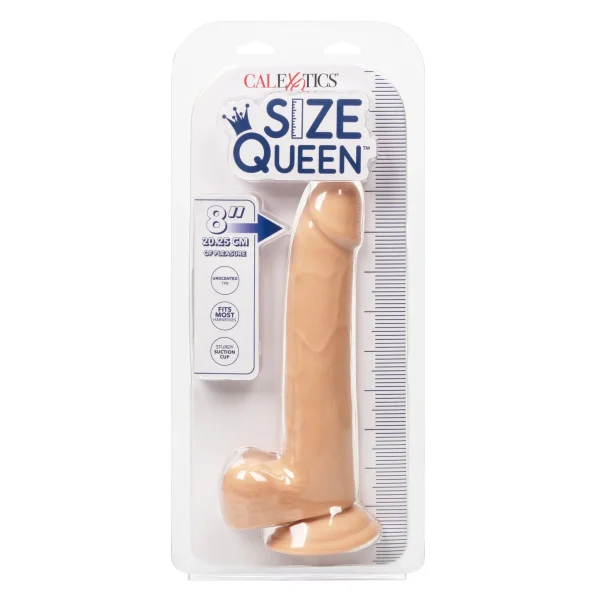Size Queen 8 inch-20.25 Cm - Ivory