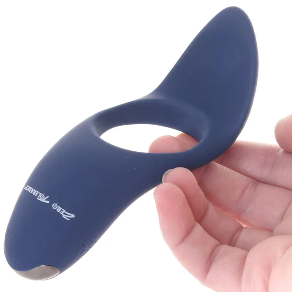 Zero Tolerance Cup Em Vibrating Waterproof Rechargeable Silicone Cock Ring - Blue