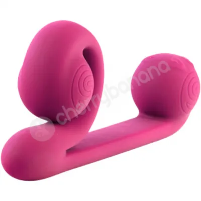 Snail Vibe Pink Duo Dual Vibrating Versatile Pleasure Tool