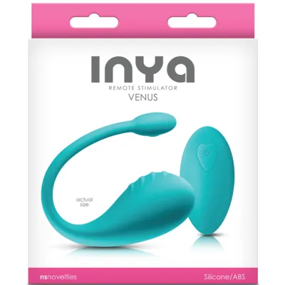 INYA Venus Teal Teal USB Rechargeable Stimulator with Remote