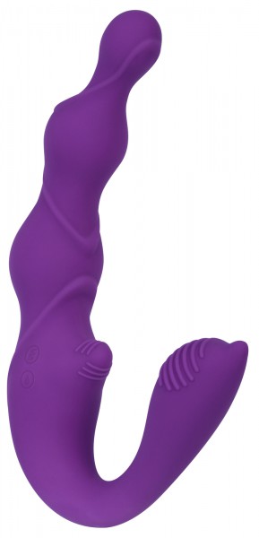 6'' Vibrating Strapless Strap On