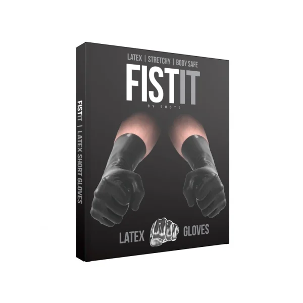 FIST-IT Latex Short Gloves - Black — image 5 of 9