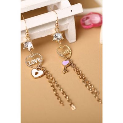 Love Heart Earrings One Size