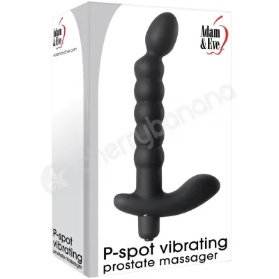 Adam Eve P spot Vibrating Prostate Black Anal Massager