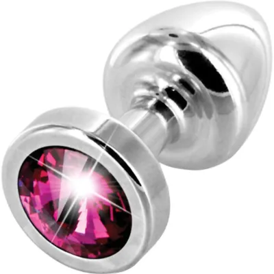Fuchsia Swarovski Butt Plug made in France