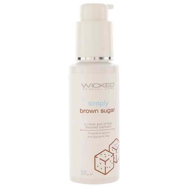 Simply Aqua Water Based Personal Lubricant - Brown Sugar 2.3 fl oz