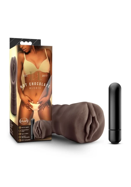 Hot Chocolate Alexis Pussy Shaped Penis Masturbator By Blush