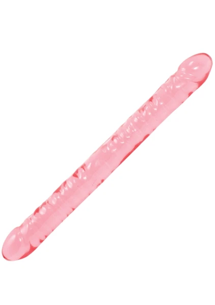 Crystal Jellies 18 Inch Double Dong - Purple