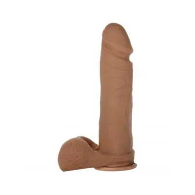 The Realistic Cock Ultraskyn 8 Inch Brown