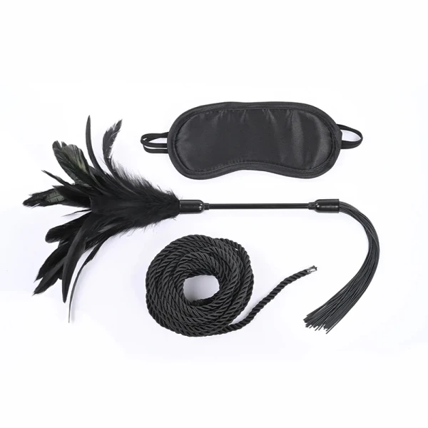 Sex & Mischief Shadow Tie and Tickle Kit By Sportsheets