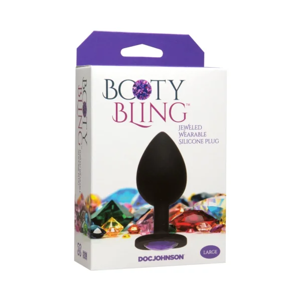 Booty Bling Jeweled Wearable Butt Plug Large — image 6 of 22