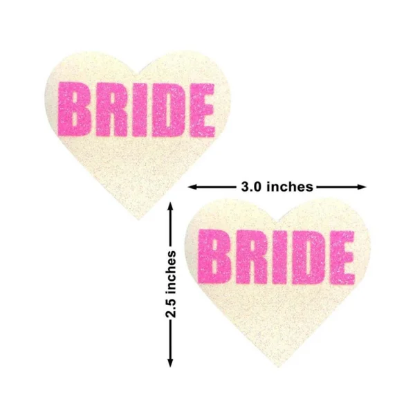 Neva Nude Pasty Bride Heart Uv Neon Pink — image 6 of 7
