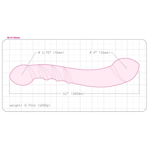 Njoy 11 Double Ended Steel Dildo