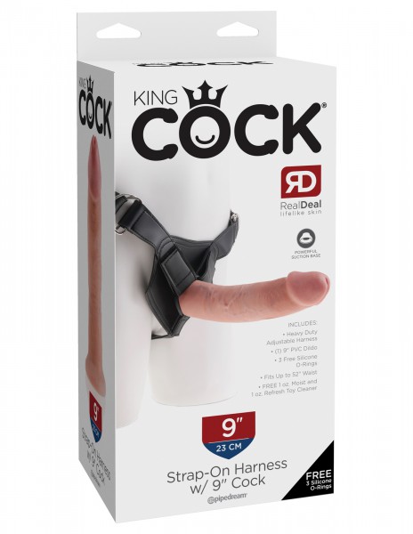 Strap-On Harness + 9" Cock