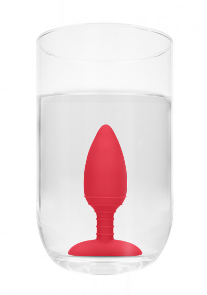 Heating Anal Butt Plug - Glow - Red - Vibrating Butt Plug