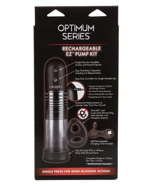 Optimum Rechargeable EZ Penis Pump Kit Clear — image 7 of 8