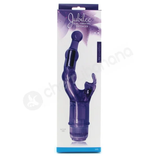 Jubilee Purple Dual Vibrating Massager