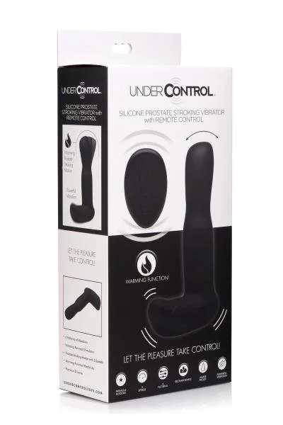 Under Control Prostate Stroking Vibrator & Remote Control Black — image 7 of 8