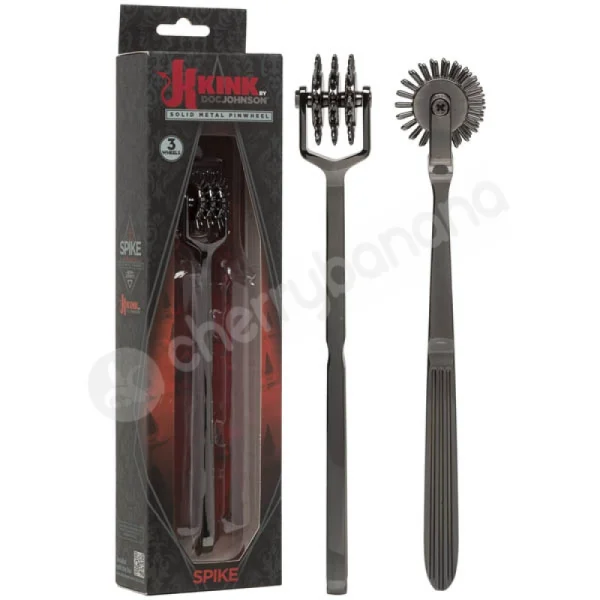 Kink spike solid metal pinwheel