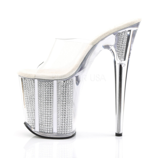 8 inches Heel, 4 inches PF Slide W/Simulated RS Filled Bottom — image 15 of 16