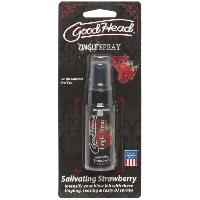 Goodhead Tingle Spray 1 Fl Oz Salivating Strawberry