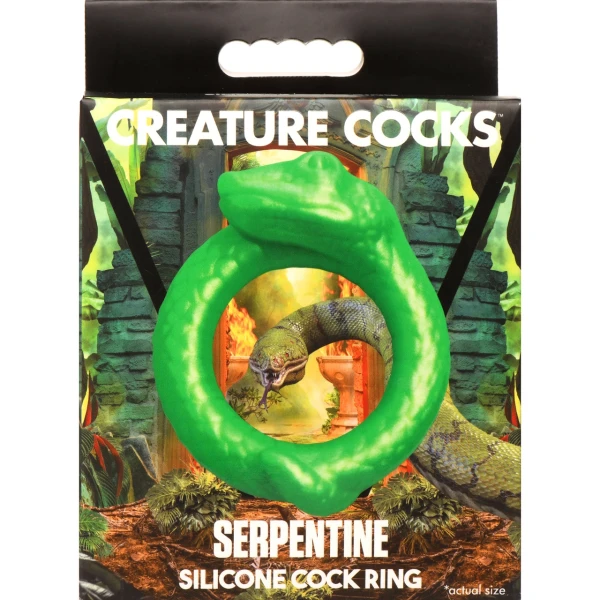 Serpentine Silicone Cock Ring