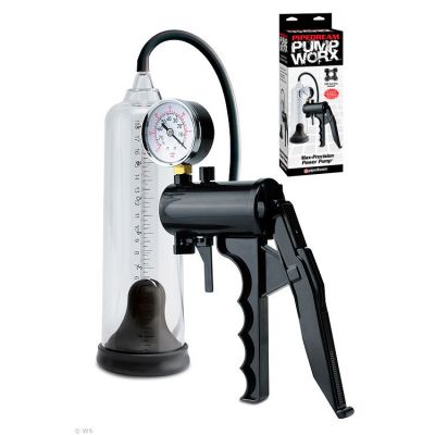 Pipedream Precision Pressure Gauge Penis Pump Pistol Grip