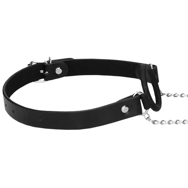 Ouch O Ring Gag With Nipple Clamps