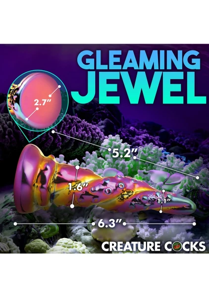 Creature Cocks - Enchantress Rainbow Glass Dildo