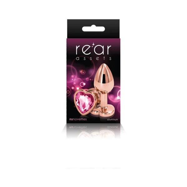 Rear Assets Rose Gold Heart Small