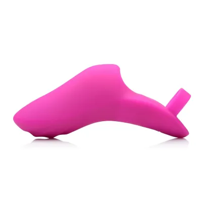 7x Finger Bang Her Pro Silicone Vibrator Pink