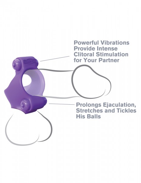 Squeeze Play Vibrating Cock Ring