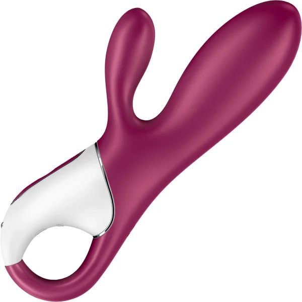 Satisfyer Hot Bunny Rechargeable Warming App Enabled 12-Function Dual Stimulation Vibrator