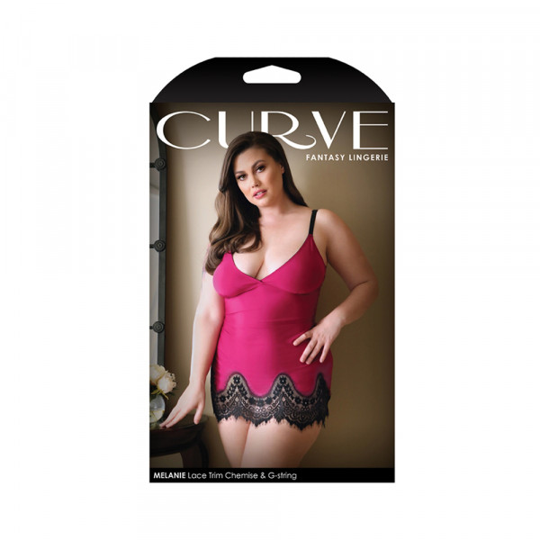 Curve Melanie Lace Chemise And G-string 3x/4