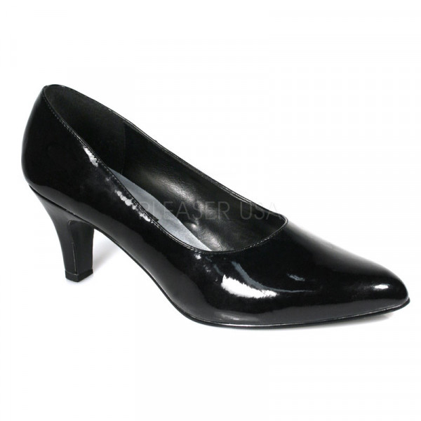 DIVINE-420W - 3" Block Heel Classic Pump — image 9 of 12