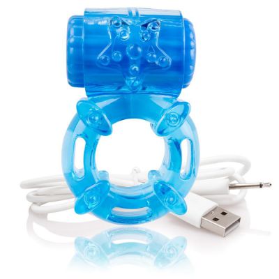 Charged Big O Cock Ring Blue