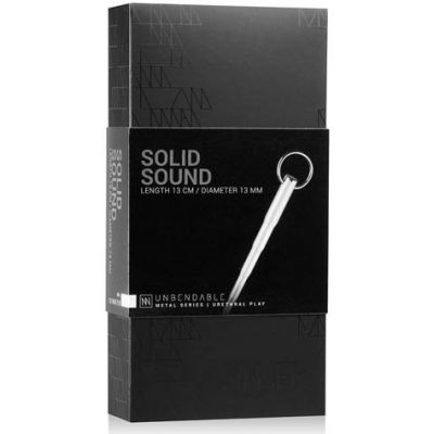 Sinner Gear Unbendable Solid Sound Metal 13 cm 5 Urethral Sound