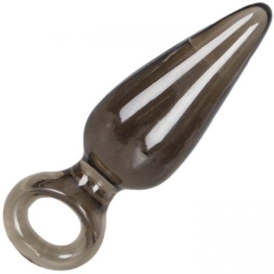 Bondara Translucent Black Anal Finger Plug 5 5 Inch