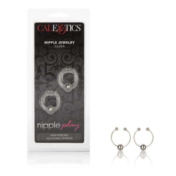 Nipple Play Non Piercing Nipple Jewellery Silver