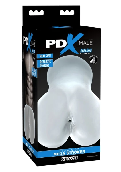 Pdx Male Blow & Go Mega Stroker (clear)