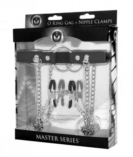 Seize O Ring Gag & Nipple Clamps
