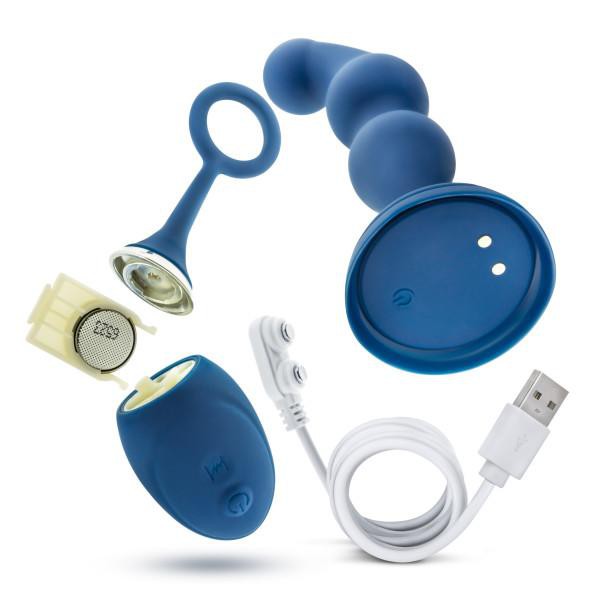 Blush Novelties Performance Plus Cannon Vibrating Silicone Prostate Massager with Remote Control