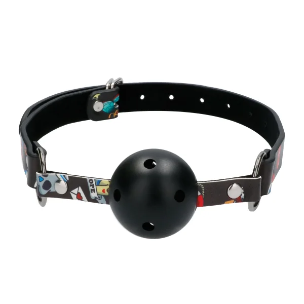 Breathable Ball Gag - Tattoo Art Print by Shots