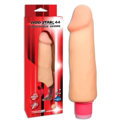 Rod Star Impetuous Desire 6 Vibrating Dildo
