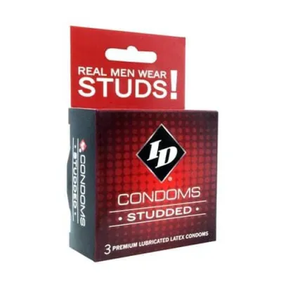 ID Studded Condoms 3 Pack
