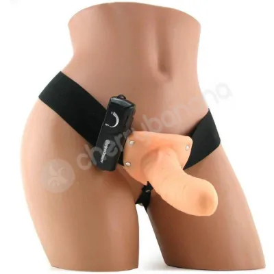 Fetish Fantasy Series For Him Or Her Vibrating Hollow Strap on