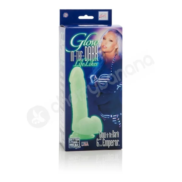 Glow-in-the-dark Lifelikes 6'' Emperor Dildo
