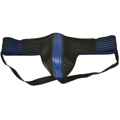 Rouge Garments Jock Black And Blue Medium