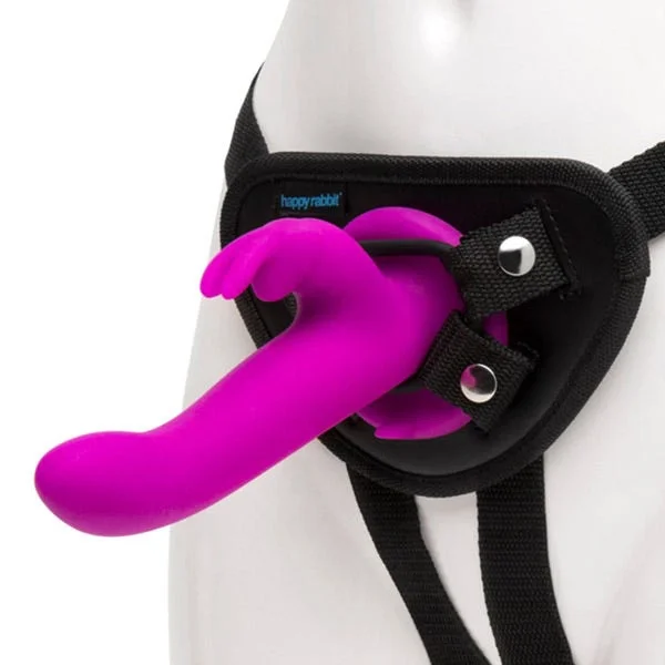 Happy Rabbit Vibrating Strap On Harness Set